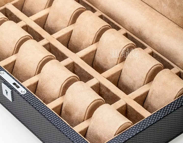 Uhrenbox – Zeitliche Obsidian™ Beige
