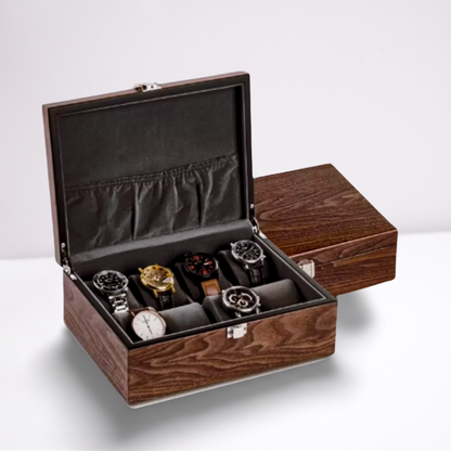 Uhrenbox aus Holz – Serie 8 für 8 Uhren