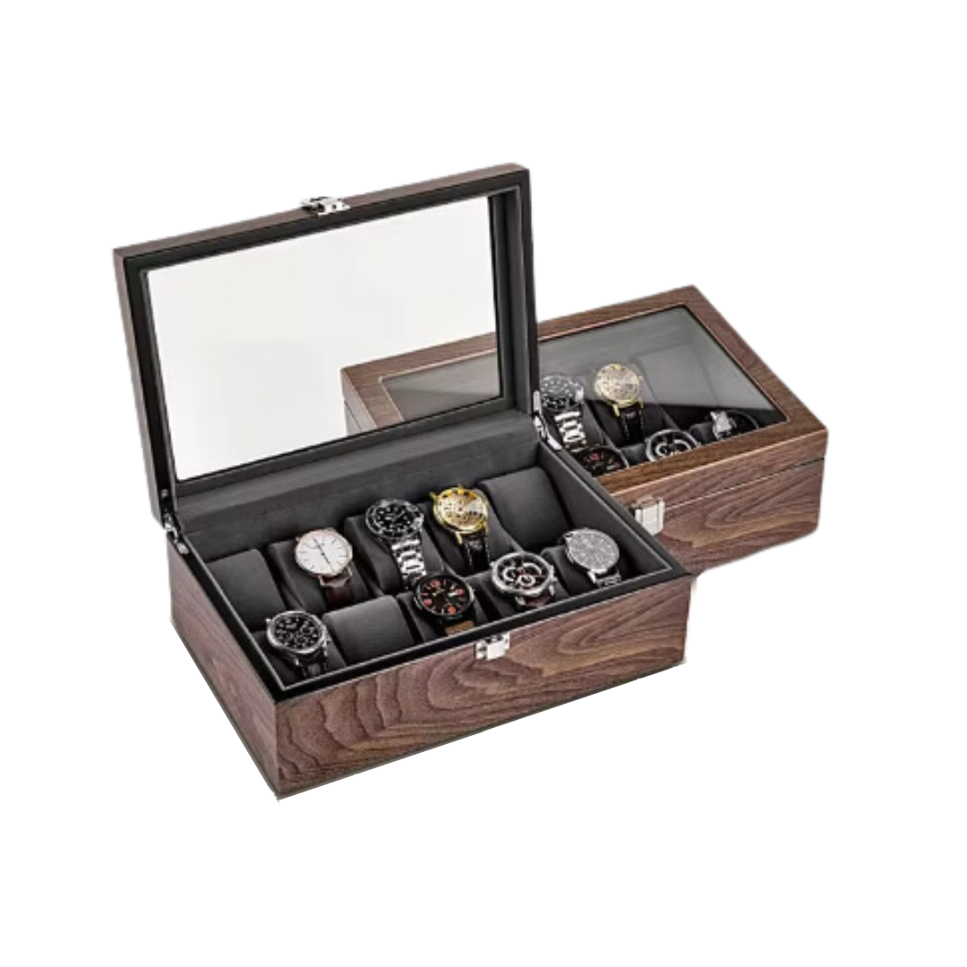 Uhrenbox aus Holz – Serie 10 für 10 Uhren