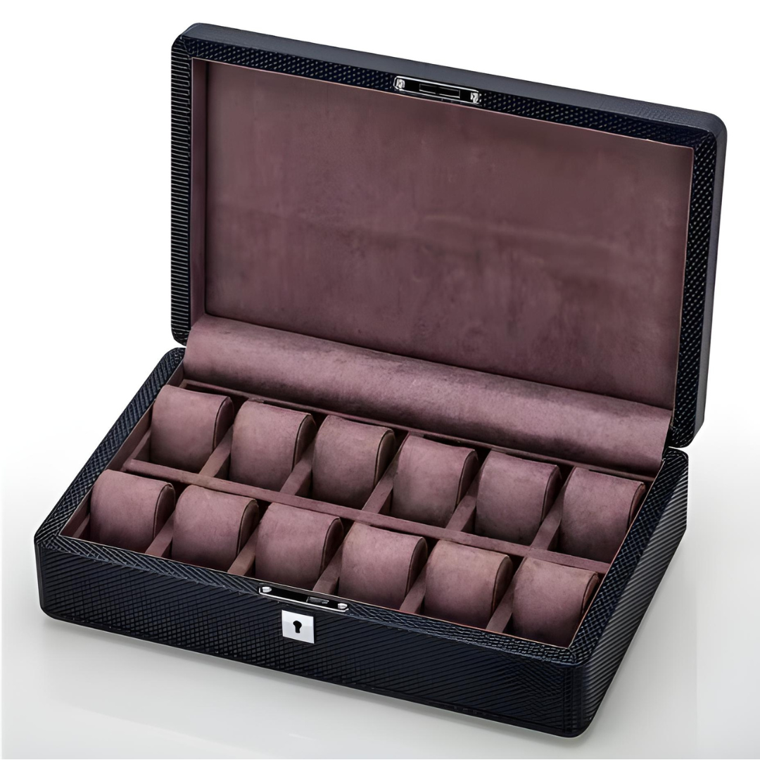 Uhrenbox – Zeitliche Obsidian™ Bordeaux