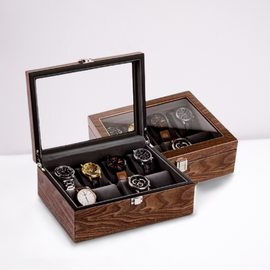 Uhrenbox aus Holz – Serie 8 für 8 Uhren