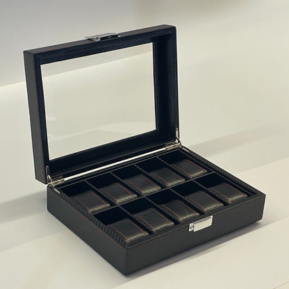 Uhrenbox – Tiefschwarz™ Serie 10