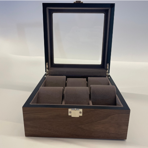 Uhrenbox aus Holz – Serie 6 für 6 Uhren