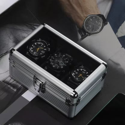 3 watches in winder