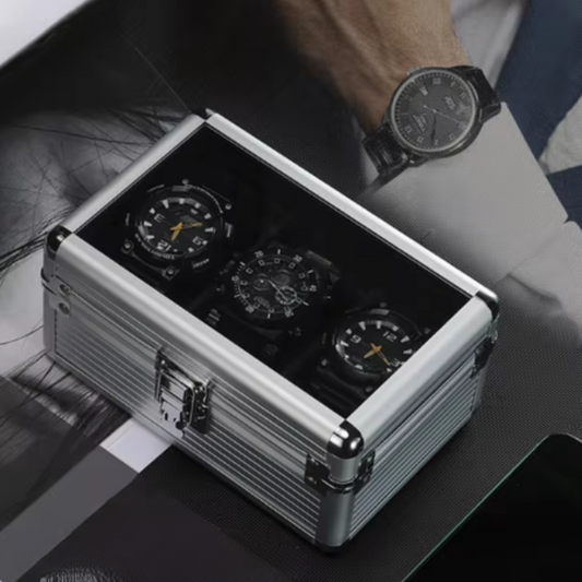 3 watches in winder