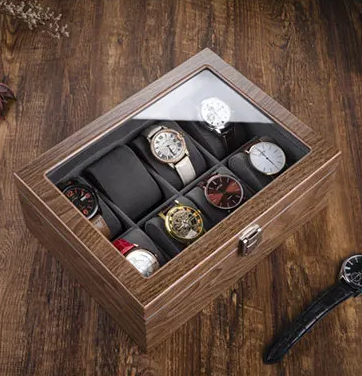 Uhrenbox aus Holz – Serie 8 für 8 Uhren
