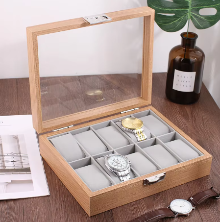 Uhrenbox – Bambus Élégance™ Serie 10