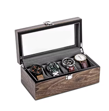Uhrenbox aus Holz – Serie 4 für 4 Uhren