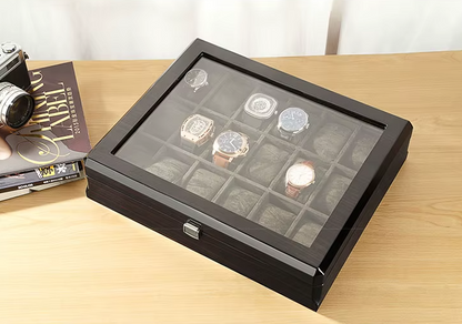 Uhrenbox – Maître du Temps Noir™ Serie 18