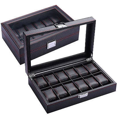 Uhrenbox – Tiefschwarz™ Serie 12
