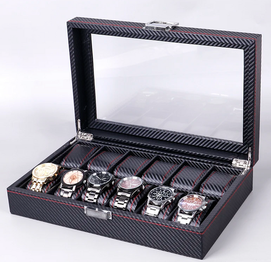 Uhrenbox – Tiefschwarz™ Serie 12