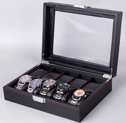Uhrenbox – Tiefschwarz™ Serie 10