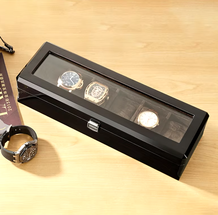 Uhrenbox – Maître du Temps Noir™ Serie 6