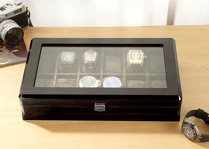 Uhrenbox – Maître du Temps Noir™ Serie 12