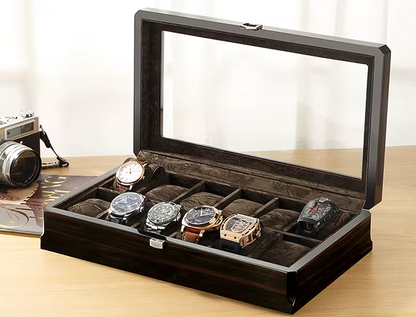 Uhrenbox – Maître du Temps Noir™ Serie 12
