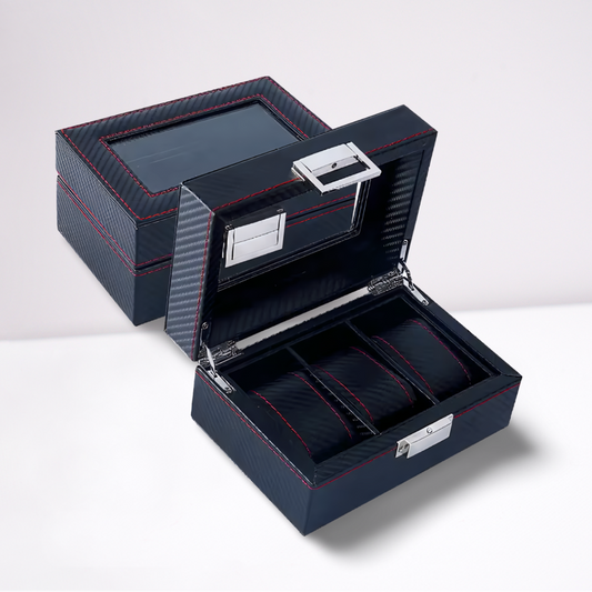 Uhrenbox – Tiefschwarz™ Serie 3