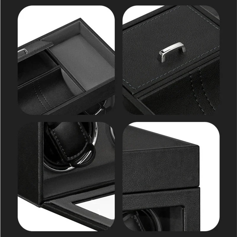 Uhrenbeweger und Schmuckbox – Himmelblau