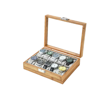 Uhrenbox – Bambus Élégance™ Serie 10